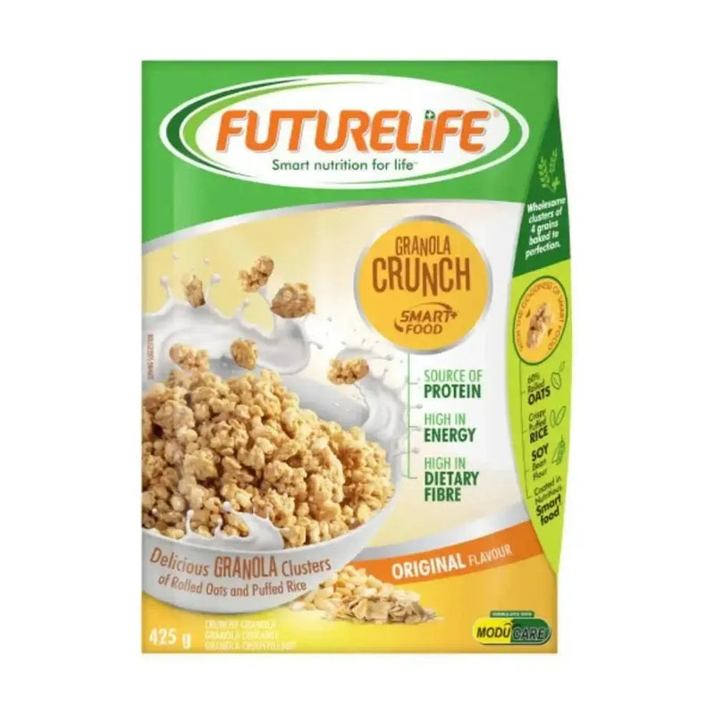 Futurelife Crunch Cereal Original 425g box with cocoa and nutrients