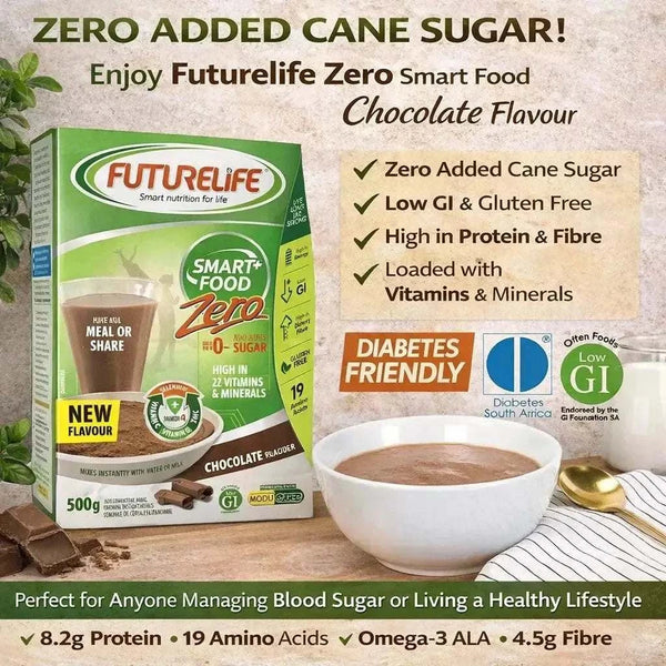 Futurelife Zero Smart Food chocolate 500g nutritious meal replacement pouch