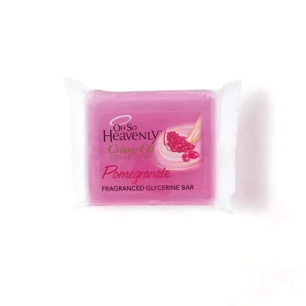 Oh So Heavenly Glycerine Soap Bar Pomegranate 150g with nourishing glycerine and fruity scent
