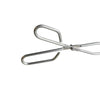 GoodNel Hamburger Tongs stainless steel 410mm for grilling and braai with ergonomic handle and triangular paddle grip