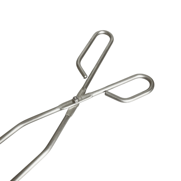 GoodNel Patty Tongs stainless steel medium length 405mm braai grilling tool