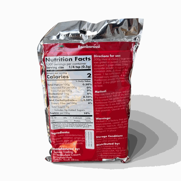Gorima's Spice Romborossi 500g authentic South African-Indian curry blend