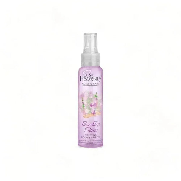 Oh So Heavenly Classic Care Body Spritzer Bye Bye Stress 100ml with calming chamomile, geranium, lavender fragrance