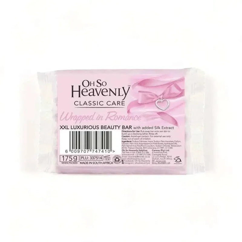 Oh So Heavenly Classic Care Soap Bar Wrapped in Romance 175g with silk extract and luxurious fragrance