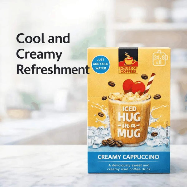 Hug-in-a-Mug - Creamy Iced Cappuccino (8 x 24g) Facebook Ad