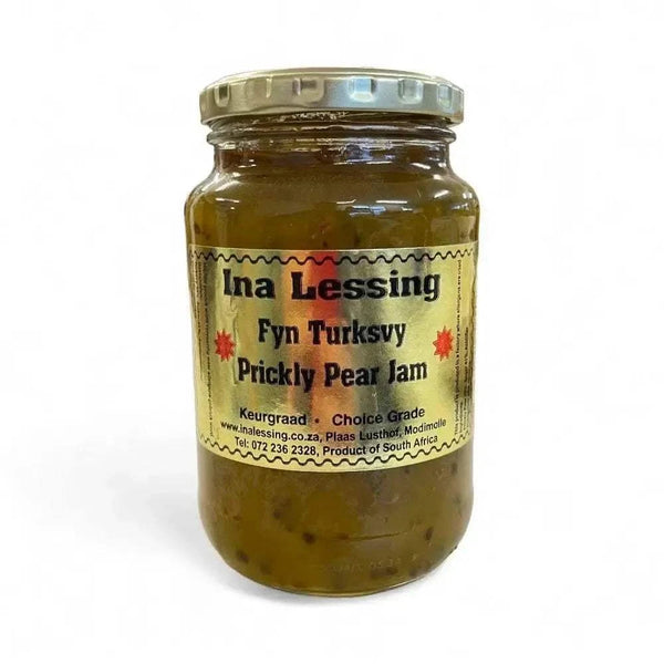 Ina Lessing Jam Prickly Pear Smooth 500g jar with sweet tangy spread