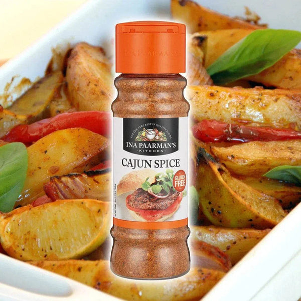 Ina Paarmans Spices Cajun 200ml - Gluten-Free Vegan Spice Rub for Chicken, Fish, and Steak