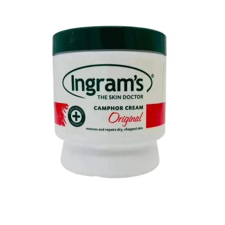 Ingrams Camphor Cream 450ml white tube for soothing and moisturizing troubled skin