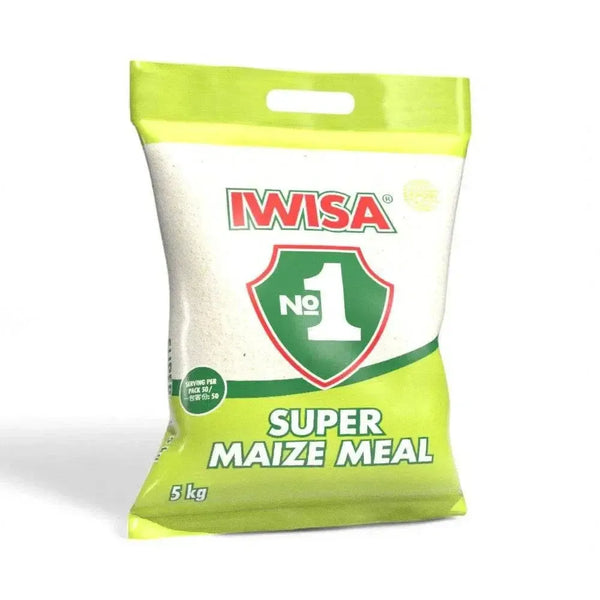 Iwisa Maize Meal 5kg bag showcasing authentic South African maize meal heritage and quality