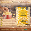 Jumpin Jack Gourmet Popcorn Butter Seeds 85g microwave popcorn bag with buttery flavor and certifications