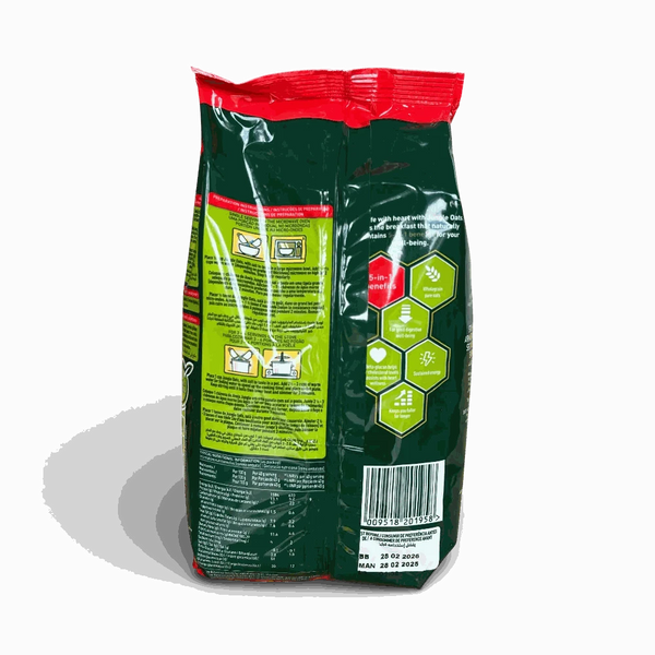 Jungle Oats 500g wholegrain rolled oats breakfast cereal pack