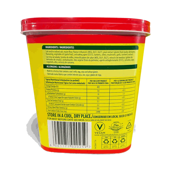 Knorr Aromat Original 1kg tub all-purpose seasoning for professional kitchens