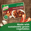 Knorr Cook in Bag Sticky Chicken Wings packaging with sustainably grown vegetables.