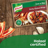 Knorr Cook in Bag Sticky Chicken Wings 35g, Halaal certified packaging.