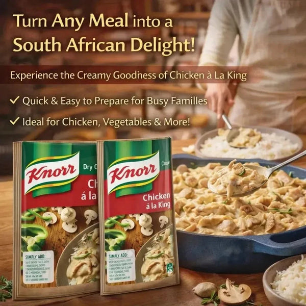 Knorr Cook in Sauce Chicken a La King 58g creamy mushroom and herb sauce pack