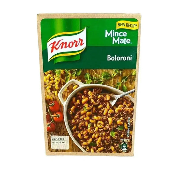 Knorr Mince Mate Boloroni instant pasta with creamy cheese sauce box 230g