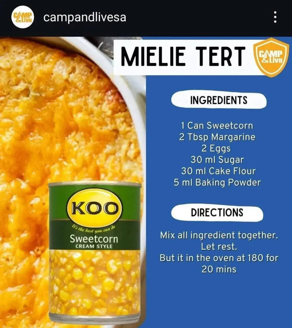 Koo Sweetcorn creamed corn 415g can for creamy cooking ingredient