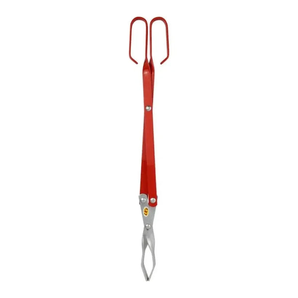 LK Braai Tongs aluminium 500mm with powder-coated handles and durable rivets