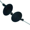 LK black cast iron jaffle maker for open-fire cooking