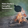 LK black cast iron jaffle maker promotional image