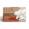 LUX Body Soap Even Tone 150g bar with purifying clay, Vitamin C, and niacinamide for smooth, even skin