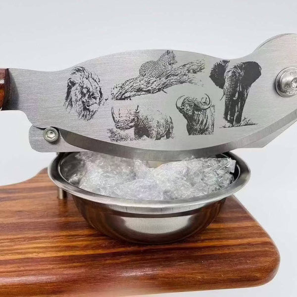 Large Biltong Cutter made from solid Kiaat wood, handmade in South Africa for easy biltong slicing