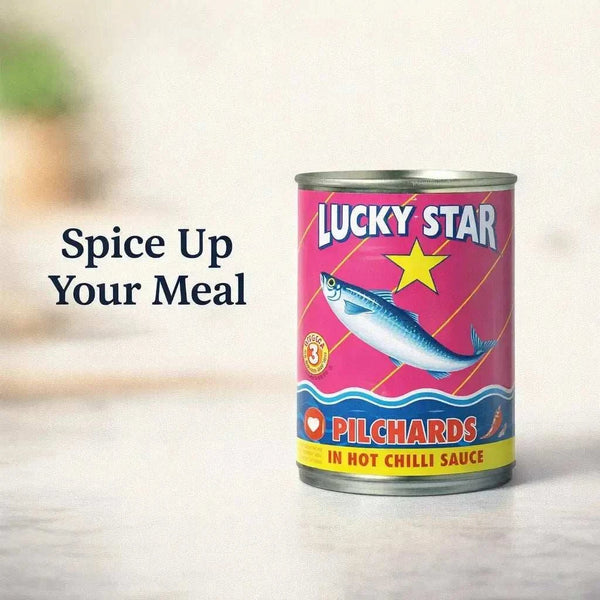 Luckystar - Pilchards in Hot Chilli Sauce - 400g Facebook Ad