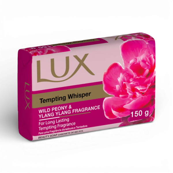 Lux Body Soap Tempting Whisper 150g bar with wild peony and ylang ylang fragrance