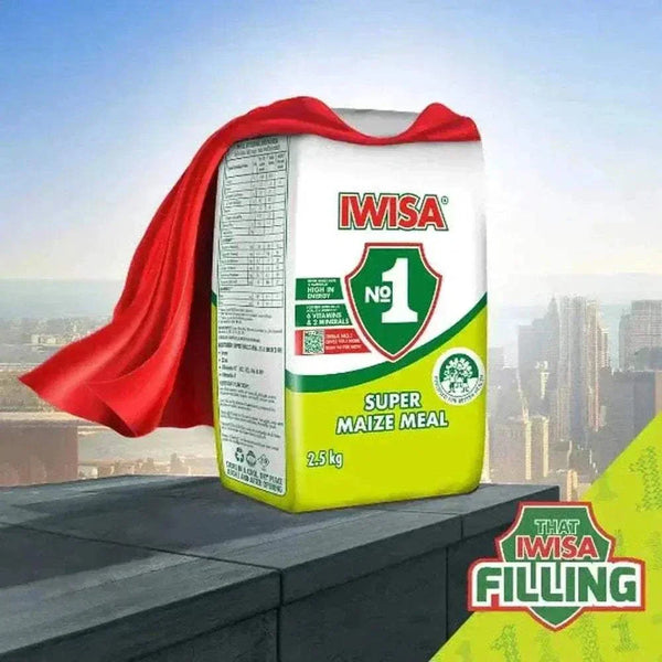 IWISA Maize Meal 2.5kg package showcasing premium South African maize meal