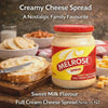 Melrose Sweet Milk processed cheese spread 400g jar with creamy texture and sweet milk flavor