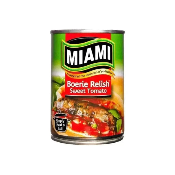 Miami Boerie Relish Sweet Tomato 450g natural savory condiment