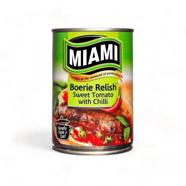 Miami Boerie Relish - Sweet Tomato WITH CHILLI 450g from South African Shop in New Zealand – Something From Home.