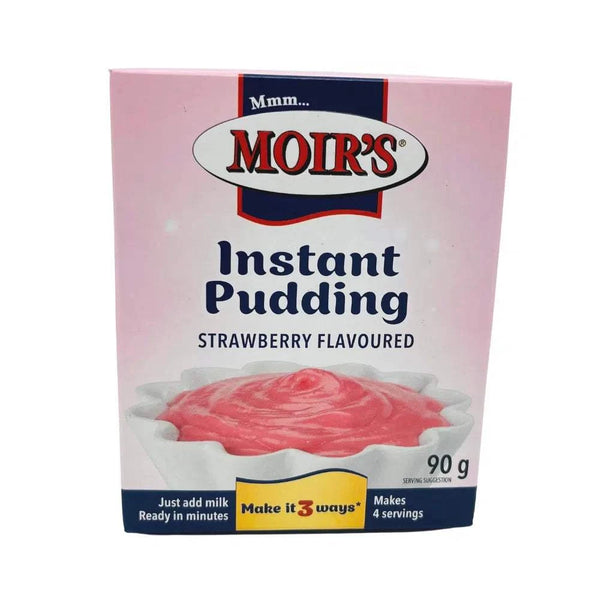 Moir's Instant Pudding Strawberry 90g from South African Shop in New Zealand – Something From Home.