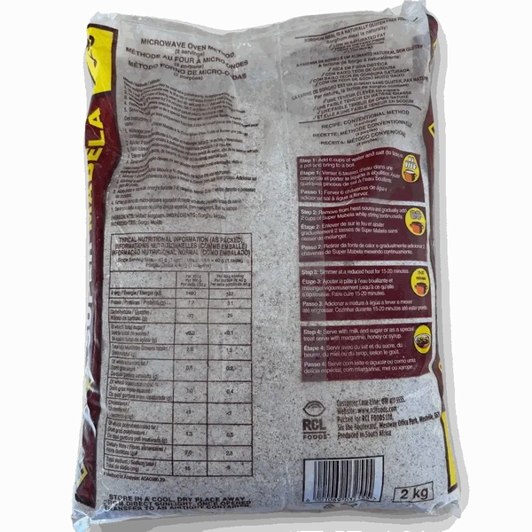 Monati Super Mabela Pure Grain Sorgham 2kg pack for nutritious meals