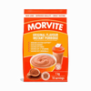 Morvite Original Flavour Instant Porridge 1kg pack with bowl of porridge and shaker, high energy and immune support, made from sorghum
