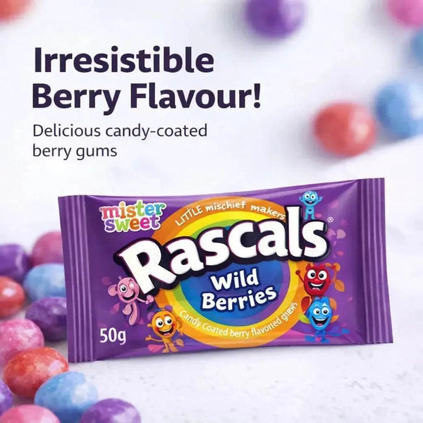 Mr Sweet Rascals Wild Berries 50g promotional image