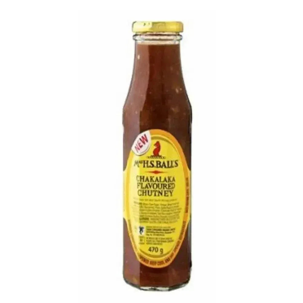 Mrs Balls Chakalaka Chutney Spicy South African Flavor 470g 