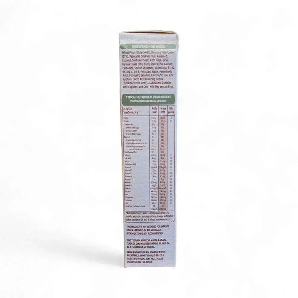 Nestlé Cerelac Baby Cereal with Milk Mixed Fruit 200g nutritional information and ingredients panel