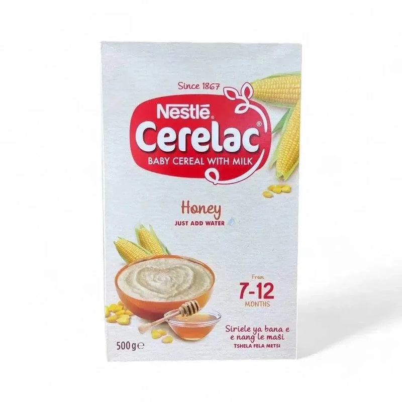 Nestlé Cerelac Baby Cereal with Milk and Honey 500g pack for infants 7-12 months