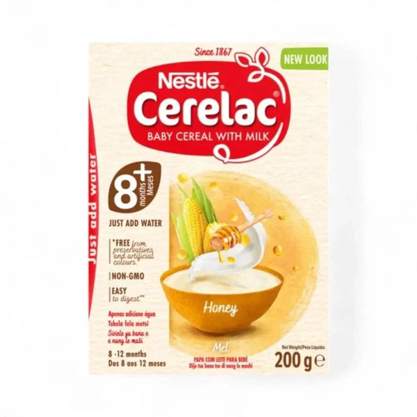 Nestle Cerelac Baby Cereal with Milk Honey flavor 200g for babies 8+ months nutritious non-GMO easy digest