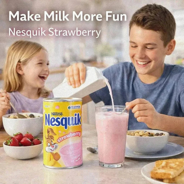 Nestlé Nesquik Strawberry 250g tin for flavored milk drink powder