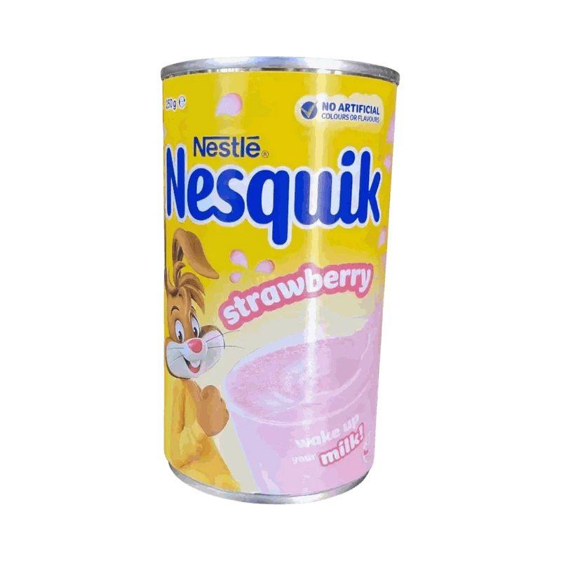 Nestlé Nesquik Strawberry 250g tin for strawberry-flavored milk drink powder