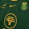 2025 Nike Springboks Home Stadium women's rugby jersey in green with gold logos, size 2X-large