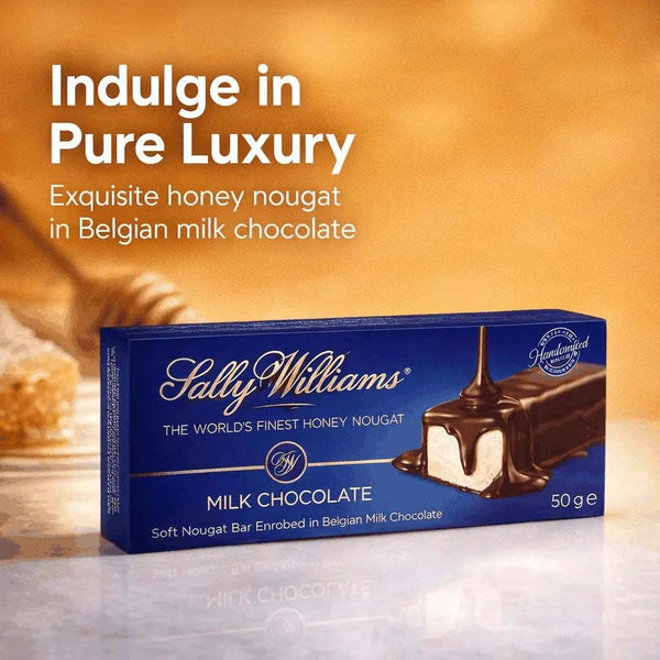 Sally Williams Nougat - Milk Choc 50g Bar Facebook Ad