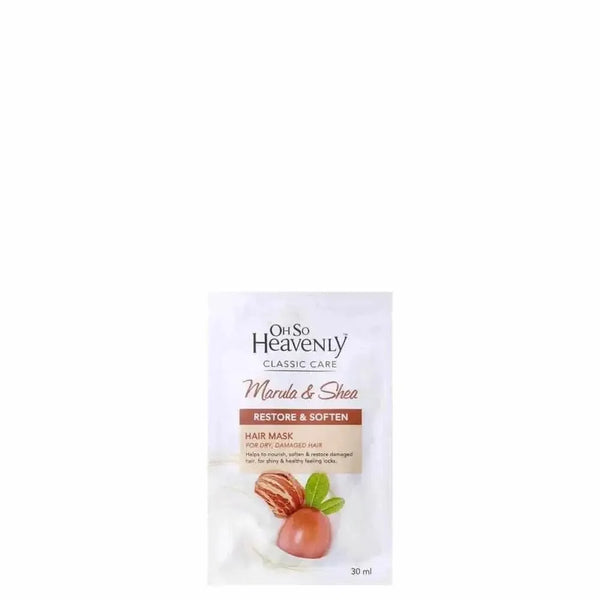 Oh So Heavenly Classic Care Marula and Shea Hair Mask 30ml for soft, shiny, nourished hair