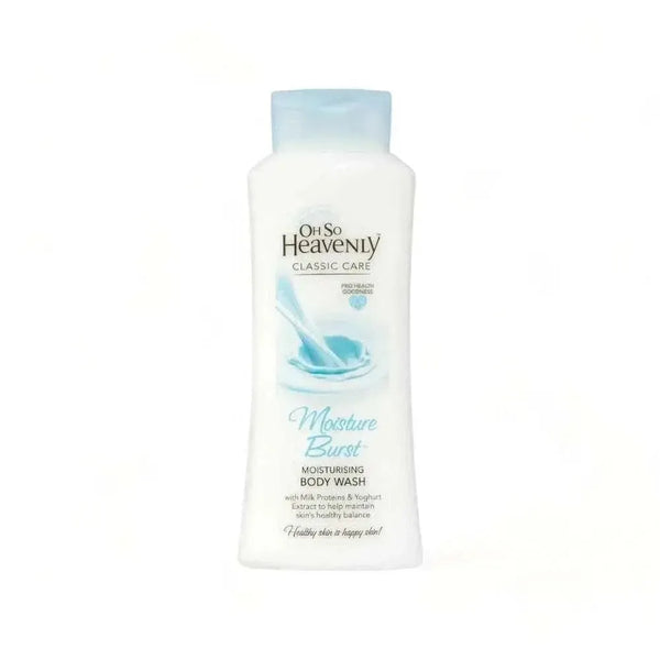Oh So Heavenly Classic Care Moisture Burst Body Wash 720ml bottle with milk proteins and yoghurt extract for moisturizing skin