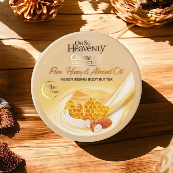 Creme Oil Body Butter - Pure Honey & Almond Oil (200ml) - Something From Home - South African Shop