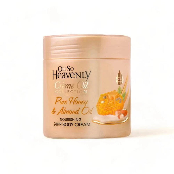Oh So Heavenly Creme Oil Body Cream - Pure Honey & Almond Oil (470ml) - Something From Home - South African Shop