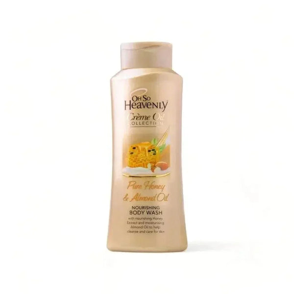 Oh So Heavenly Crème Oil Collection Pure Honey & Almond Oil Body Wash 720ml bottle