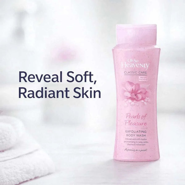 Oh So Heavenly Classic Care Exfoliating Body Wash- Pearls of Pleasure (375ml) Facebook Ad